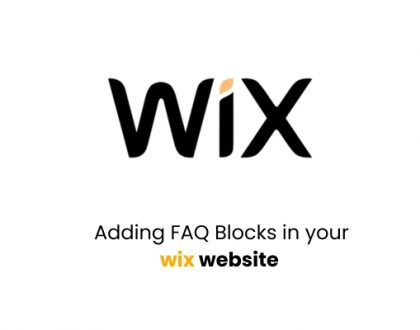 How to add FAQ Blocks in your Wix website
